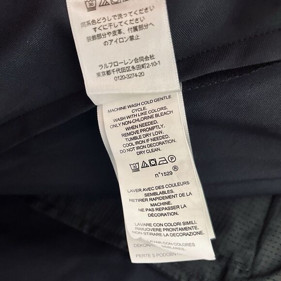 Polo Ralph Lauren Men 38x34 Performance Classic Stretch Navy Blue 5 Pocket Pants - Picture 10 of 10